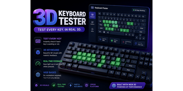 3D Keyboard tester with React Native